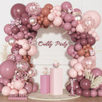 Ouddy Party Dusty Rose Balloons Garland Arch Kit | Boho Wedding & Party Decor