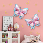 Ouddy Party 163Pcs Butterfly Pink & Purple Balloons Garland Arch Kit – Birthday & Baby Shower Decor