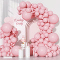 Ouddy Party 129Pcs Pink Balloons Kit – 18 Inch, 12 Inch, 10 Inch, 5 Inch Arch Garland for Birthday, Bridal Shower & Wedding