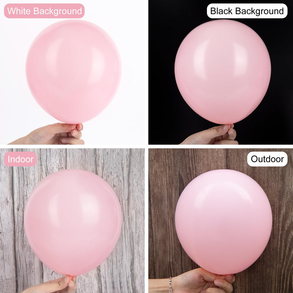 Ouddy Party 129Pcs Pink Balloons Kit – 18 Inch, 12 Inch, 10 Inch, 5 Inch Arch Garland for Birthday, Bridal Shower & Wedding