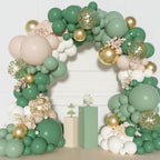 Ouddy Party Sage Green Balloon Arch Kit – 18in/12in/10in Latex Balloons