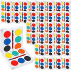 Outus 144 Pcs Watercolor Paint Set – Mini Pocket-Sized Palette with Brush | Art Party Favors & Stocking Stuffers