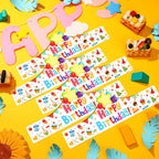 Outus 42 Pack Happy Birthday Crowns for Kids – Adjustable Elastic Bands, Classroom Party Hats