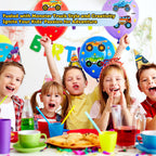 Ozepao 32 Sheets Monster Trucks Stickers – Kids Party Favors & DIY Crafts