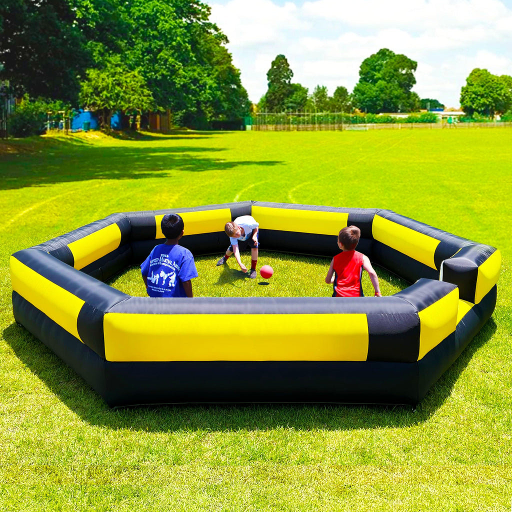OZIS Gaga Ball Pit Inflatable 15FT – Built-in Blower, Easy Setup, Portable Indoor/Outdoor