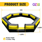 OZIS Gaga Ball Pit Inflatable 15FT – Built-in Blower, Easy Setup, Portable Indoor/Outdoor