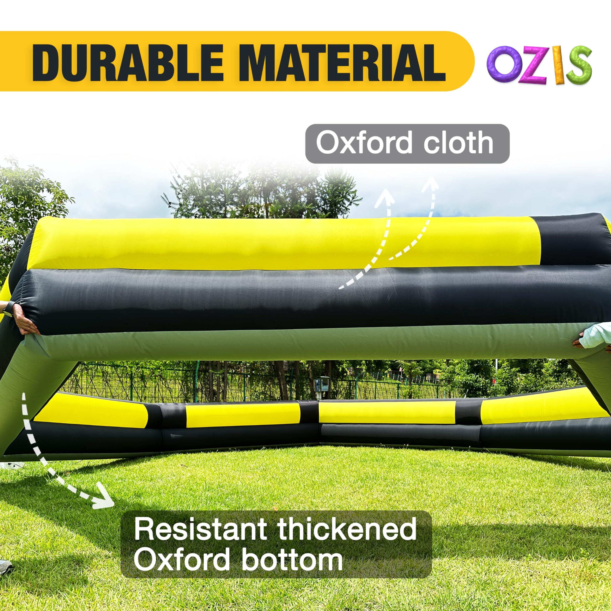 OZIS Gaga Ball Pit Inflatable 15FT – Built-in Blower, Easy Setup, Portable Indoor/Outdoor