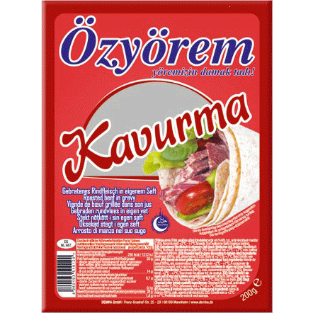 Ozyorem Fried Meat Kavurma Beef Vacuumed Pack 200g