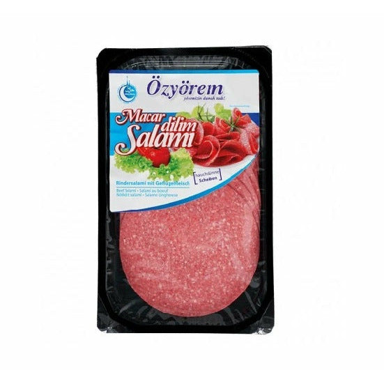 Ozyorem Macar Dilim Salami Sliced Hungarian Beef Salami Pack 80g