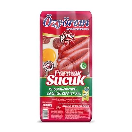 Özyörem Premium Turkish Parmak Sucuk Garlic Sausage 1000g