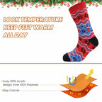 Sock Stack Pack Of 2 Men's Festive Chunky Knit Slipper Socks With Grips Non Slip Sole