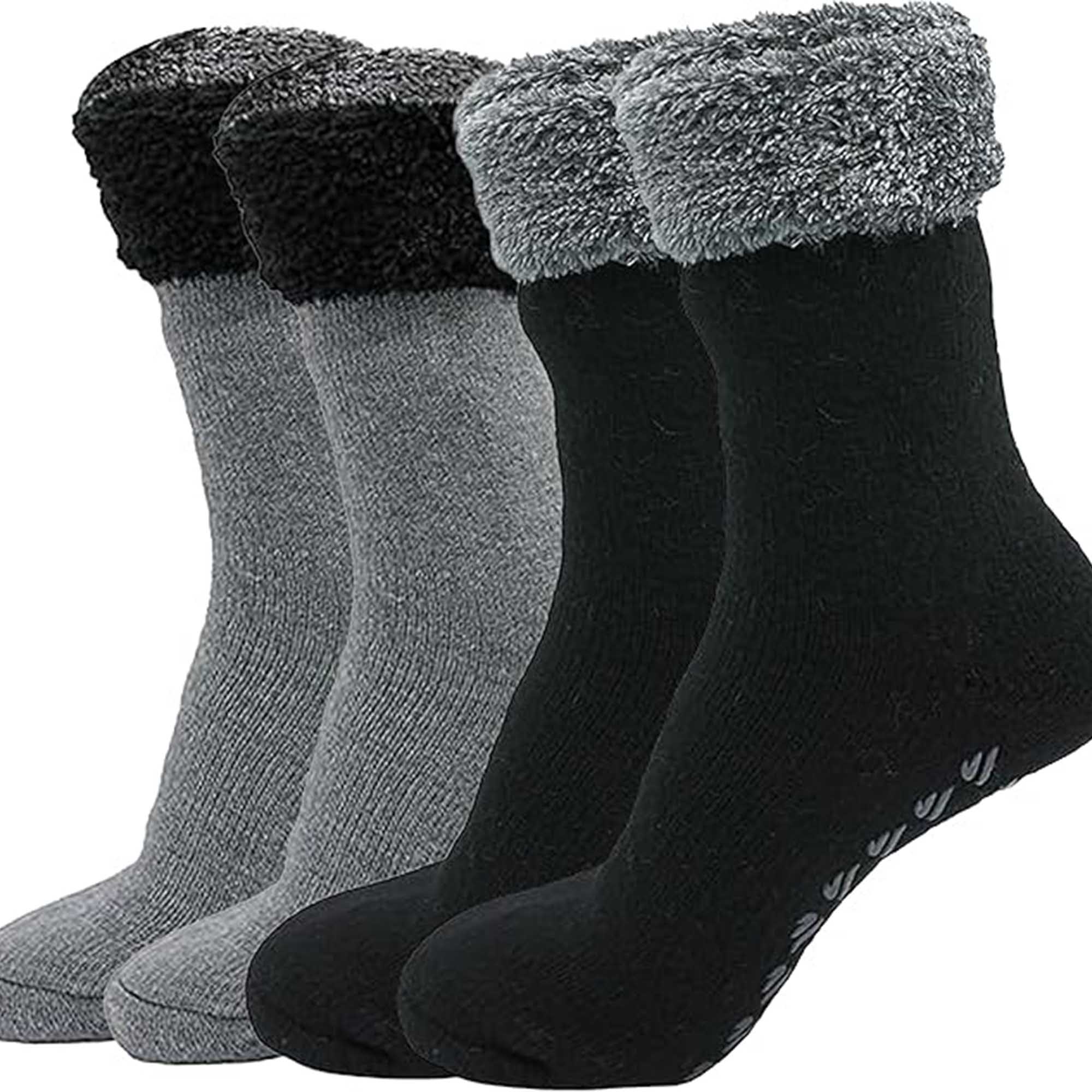 Sock Stack Feather Soft TOT Slipper Socks For Women Fleece Lined Indoor Cosy Winter UK 4-8
