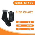 Sock Stack Feather Soft TOT Slipper Socks For Women Fleece Lined Indoor Cosy Winter UK 4-8
