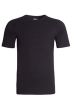 Sock Stack Men's Plain T-Shirts Pack Of 3 Short Sleeve Soft Breathable Cotton-Polyester Blend Classic Colors For Everyday Casual Wear