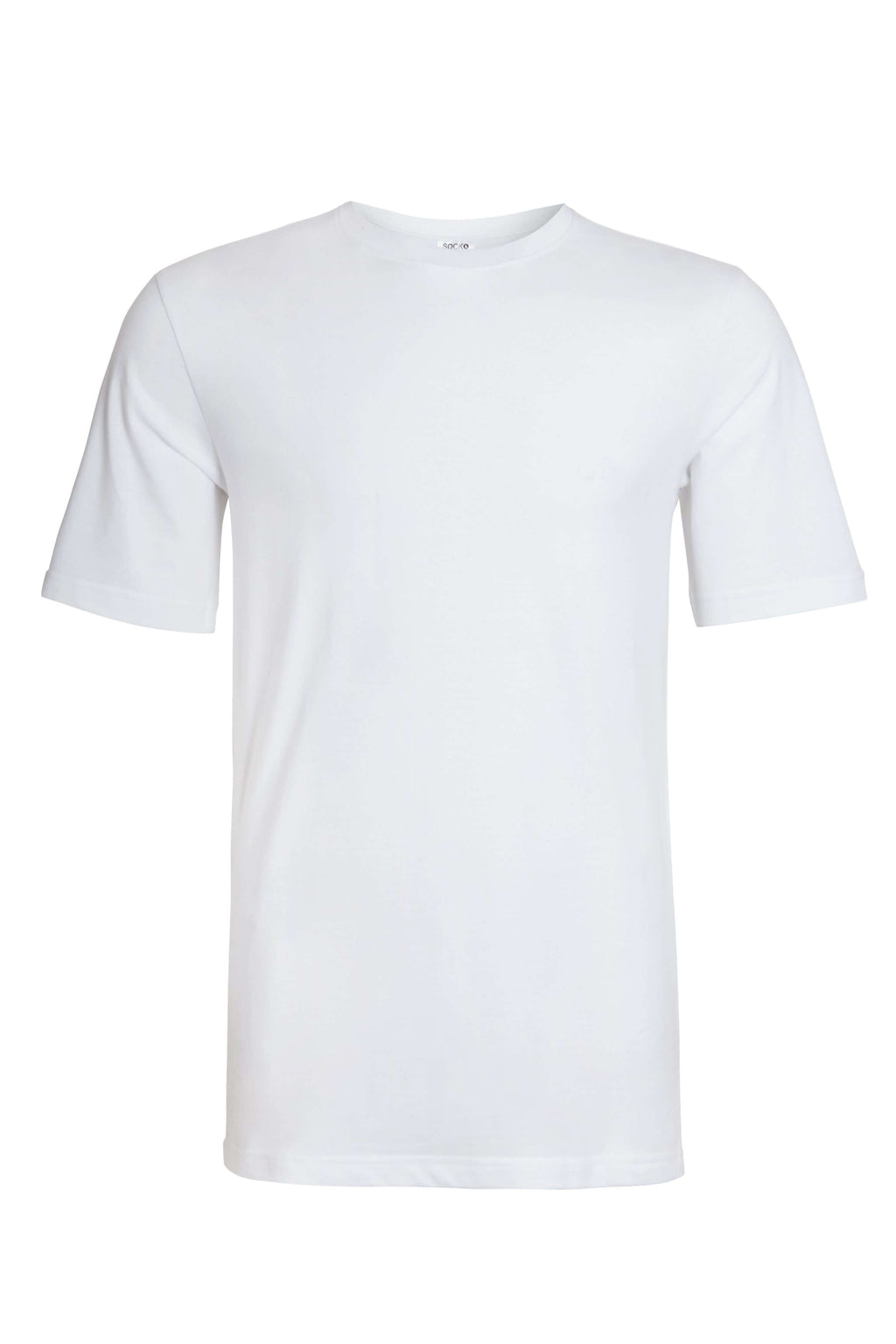 Sock Stack Men's Plain T-Shirts Pack Of 3 Short Sleeve Soft Breathable Cotton-Polyester Blend Classic Colors For Everyday Casual Wear