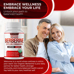 Organic Berberine with Ceylon Cinnamon 2175mg - 90 Capsules | USDA Organic