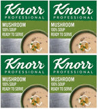 4 x Knorr 100% Soup Cream Of Mushroom 2.5L