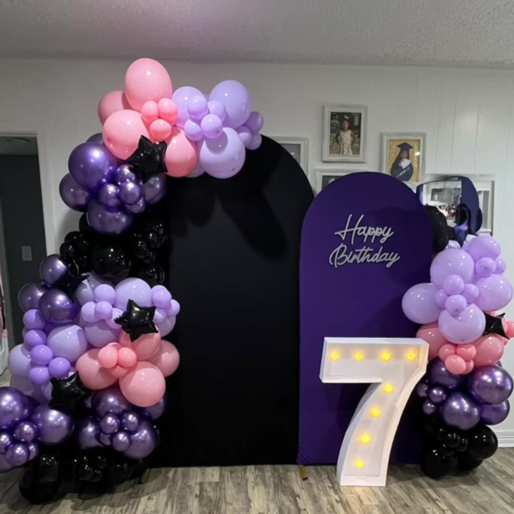 Paeyeq Pink & Purple Balloon Garland Arch Kit – Premium Latex Party Balloons