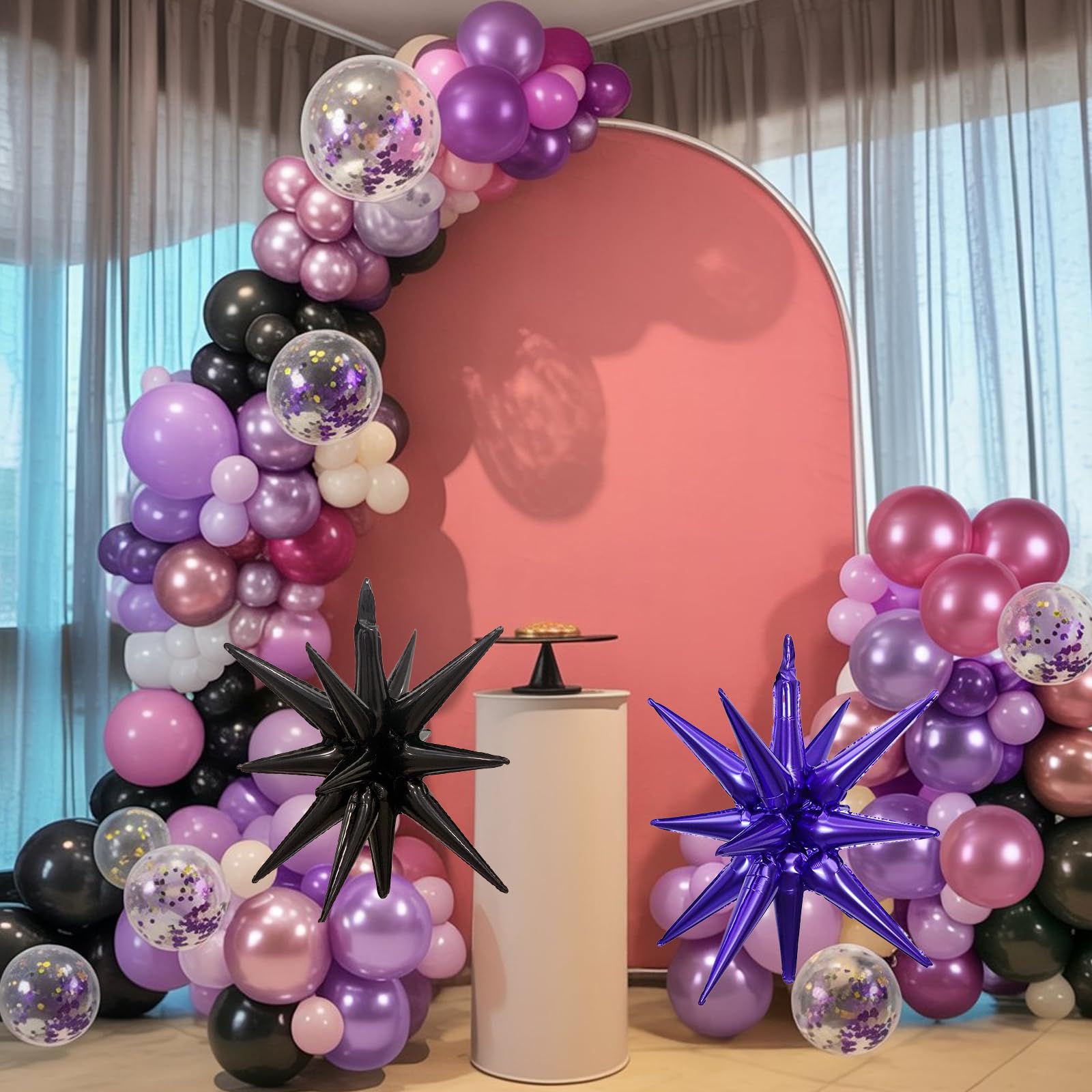 Paeyeq Pink & Purple Balloon Garland Arch Kit – Premium Latex Party Balloons