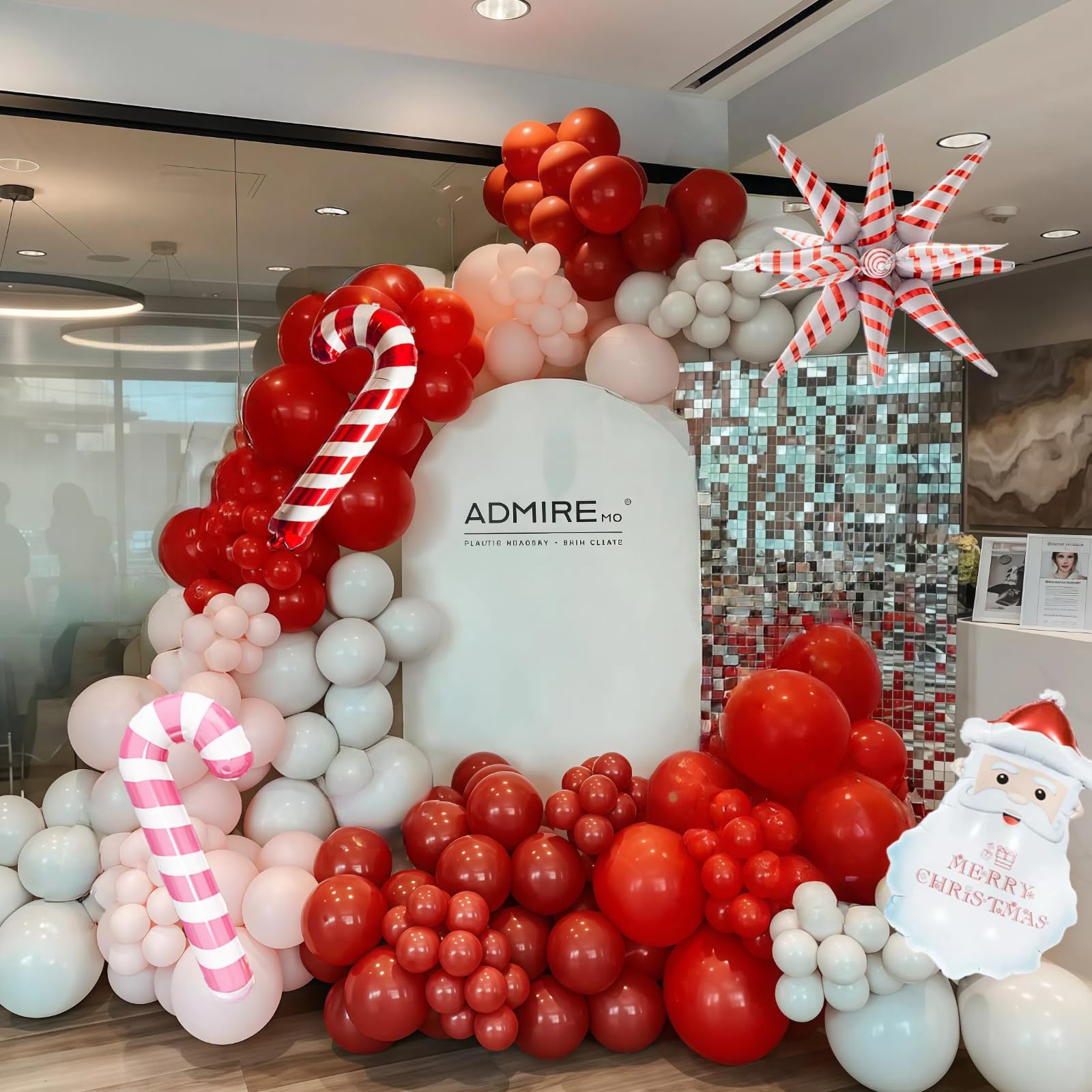 Paayeq Valentines Day Balloon Arch Kit — Red Pink White Balloons for Romantic Celebrations