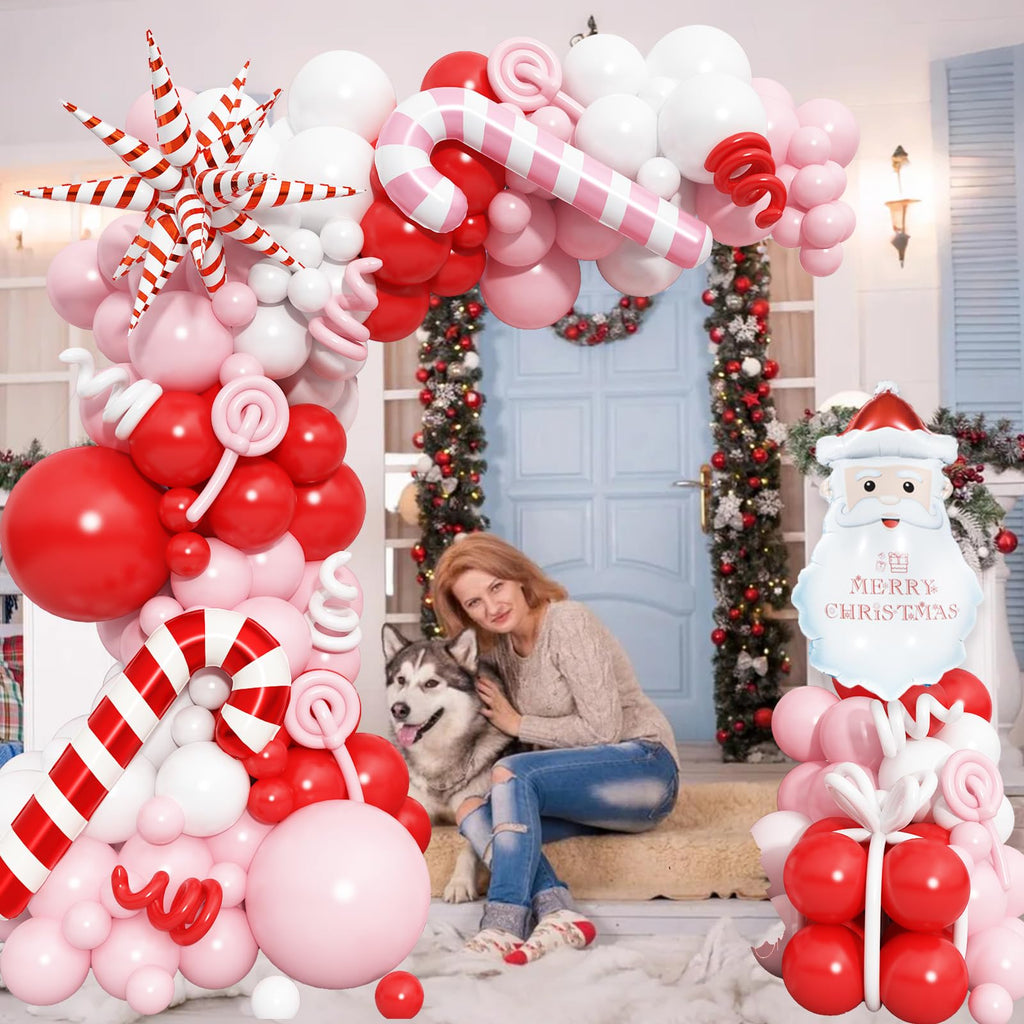 Paayeq Valentines Day Balloon Arch Kit — Red Pink White Balloons for Romantic Celebrations