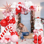 Paayeq Valentines Day Balloon Arch Kit — Red Pink White Balloons for Romantic Celebrations