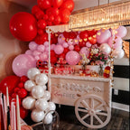 Paayeq Valentines Day Balloon Arch Kit — Red Pink White Balloons for Romantic Celebrations