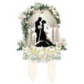Palegg Wedding Cake Topper – Mr & Mrs Acrylic Bride & Groom Cake Decor