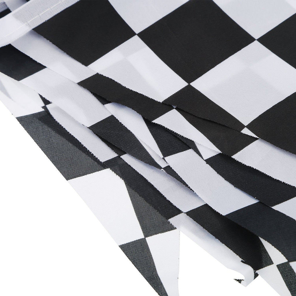 Pangda 10m Checkered Pennant Banner – Racing Flag Party Decor