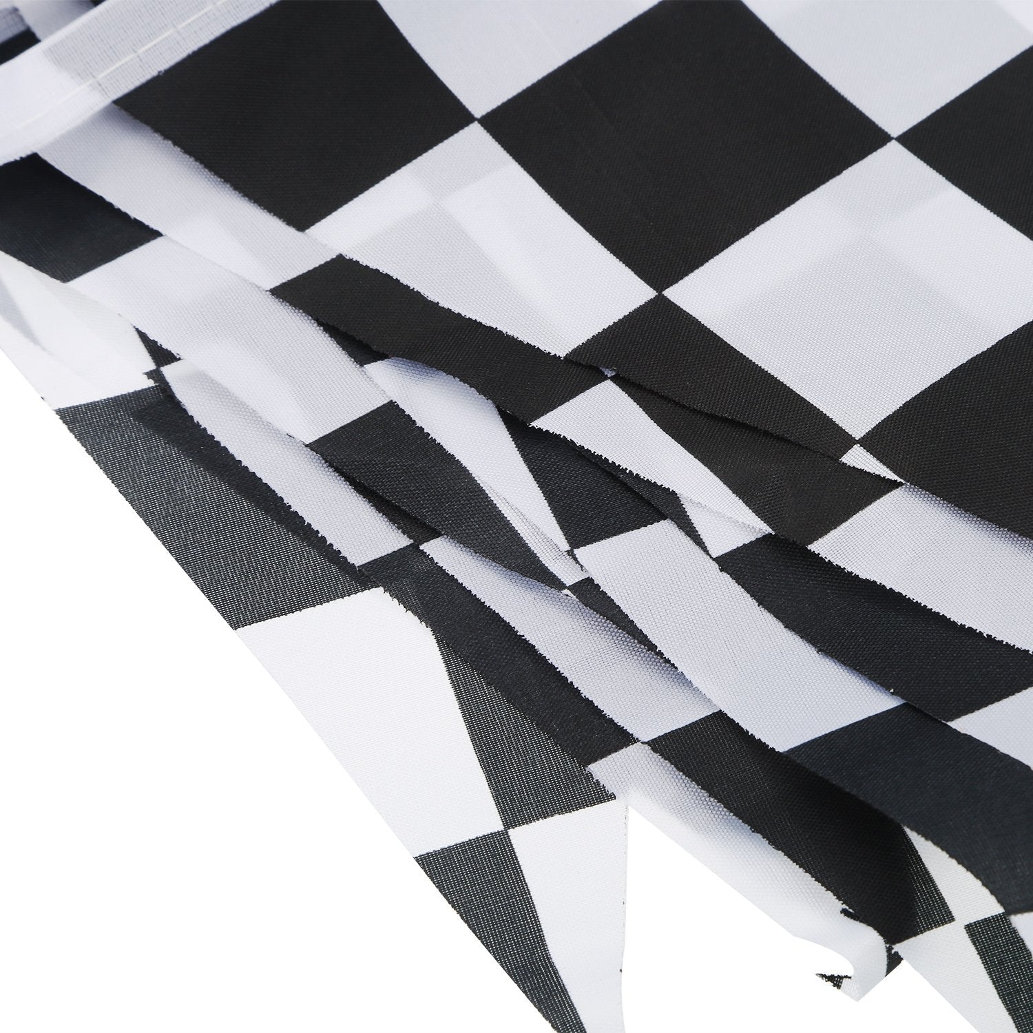 Pangda 10m Checkered Pennant Banner – Racing Flag Party Decor
