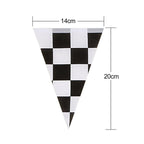 Pangda 10m Checkered Pennant Banner – Racing Flag Party Decor