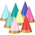 Panitay 40-Piece Colorful Mini Party Hats for Stuffed Animals | Paper Cone Birthday Accessories