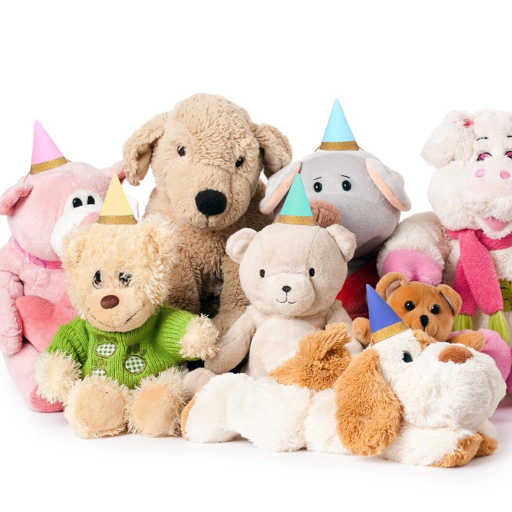 Panitay 40-Piece Colorful Mini Party Hats for Stuffed Animals | Paper Cone Birthday Accessories