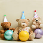 Panitay 40 Pcs Colorful Mini Party Hats for Stuffed Animals – Cute Paper Cone Birthday Hats