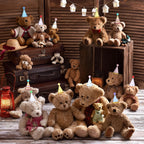Panitay 40 Pcs Colorful Mini Party Hats for Stuffed Animals – Cute Paper Cone Birthday Hats