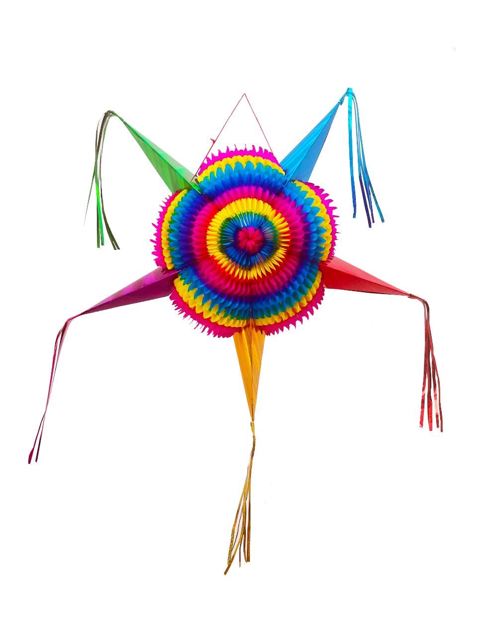 Papel Picado a la Mexicana - 32-Inch Large Foldable Handmade Piñata for Parties