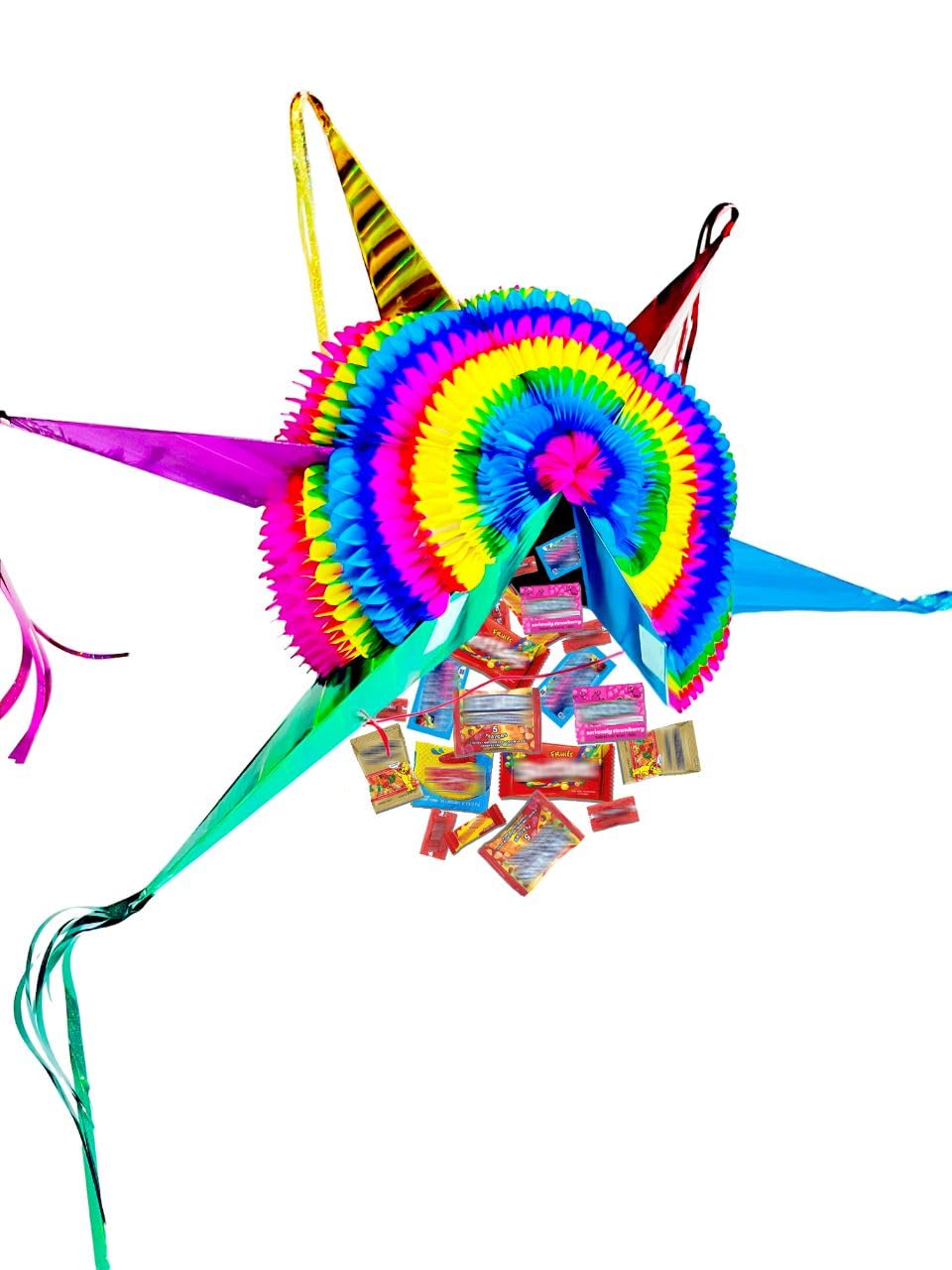 Papel Picado a la Mexicana - 32-Inch Large Foldable Handmade Piñata for Parties