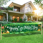 Papmiunm 3-Piece Large Holiday Banner Set – Valentine’s Day, St. Patrick’s Day & Easter Yard Banners