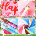 Papmiunm 3-Piece Large Holiday Banner Set – Valentine’s Day, St. Patrick’s Day & Easter Yard Banners