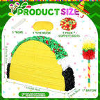 Pardecor 27in Large Taco Piñata – Birthday & Cinco de Mayo Decor