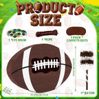Pardecor 25-inch Football Pinata with Bat, Blindfold & Rope – Large Sports Ball Party Decor & Game Day Fun