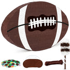 Pardecor 25-inch Football Pinata with Bat, Blindfold & Rope – Large Sports Ball Party Decor & Game Day Fun