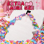 Pardecor Large Pink Cat Pinata - Includes 24-inch Bat Stick, Eye Mask, Rope for Girls' Birthday Parties
