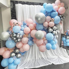 Paready Macaron Pink & Blue Balloons – 60 Pcs 12-Inch for Baby Showers, Gender Reveal & Celebrations