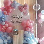 Paready Macaron Pink & Blue Balloons – 60 Pcs 12-Inch for Baby Showers, Gender Reveal & Celebrations