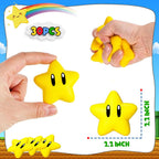 PARTVON Mini Star Stress Ball – Video Game Party Favors, Classroom Rewards & Party Decorations (30 pcs)