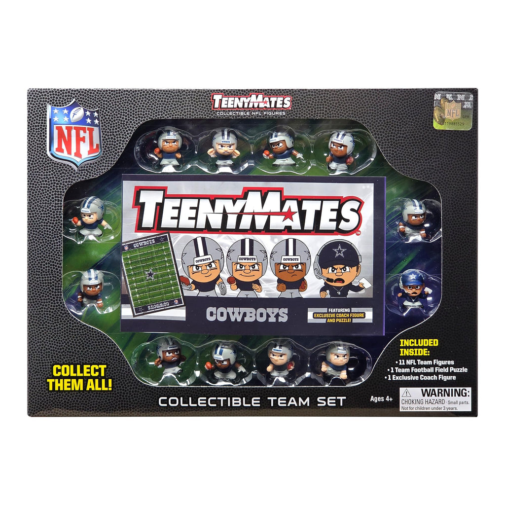Party Animal TeenyMate Team Sets – Official NFL Figures & Puzzle Field