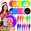 Party Dragon 30Pcs Premium 18in Punch Balloons with Rubber Bands – 12 Colors, Odorless