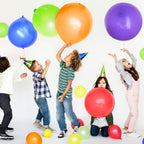 Party Dragon 30Pcs Premium 18in Punch Balloons with Rubber Bands – 12 Colors, Odorless