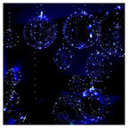 PartyFun4u 18-Pack LED Balloons — Batteries Included, 3 Modes, 24" Latex for Weddings & Parties